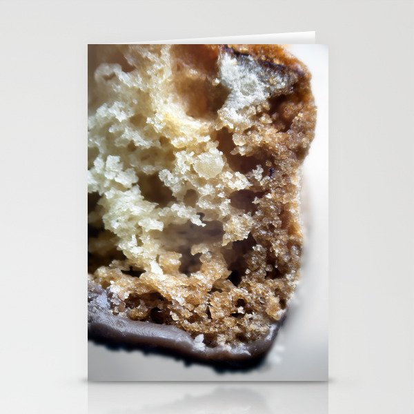 Salted caramel chocolate biscotti Stationery Cards