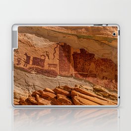 Pictograph 0147 - Ancient Rock Art, Utah Laptop Skin