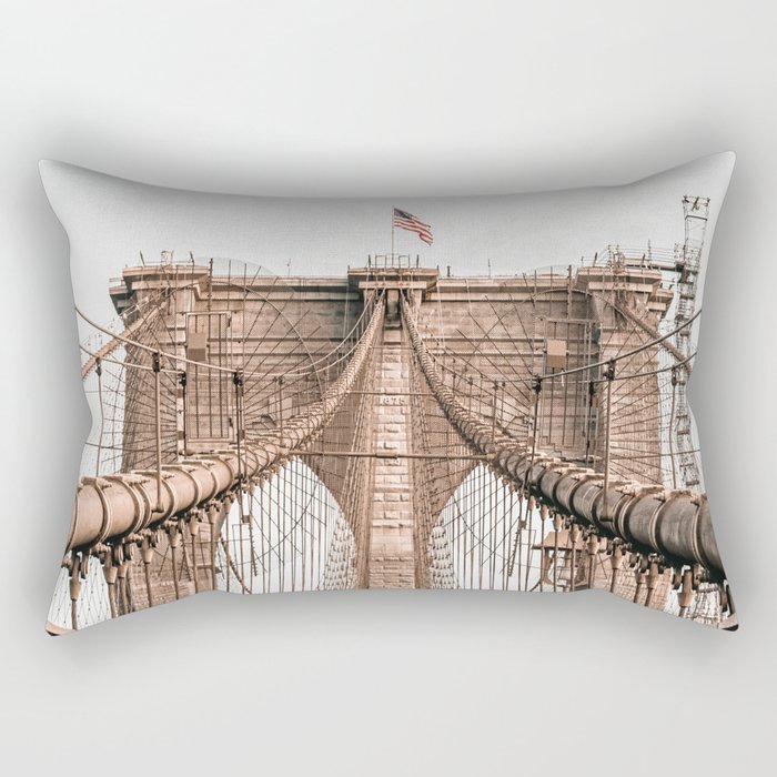 Brooklyn Bridge New York Rectangular Pillow