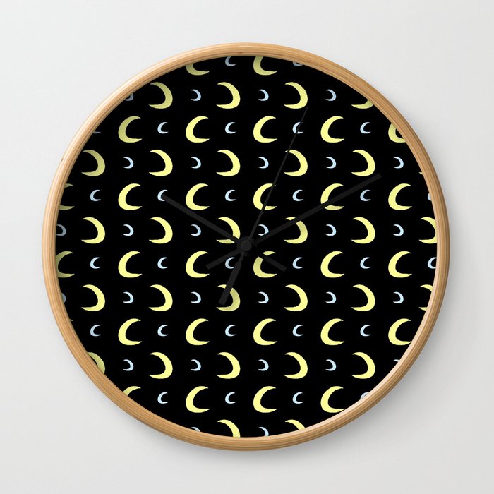 Crescent Moon 12 Wall Clock