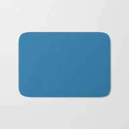 Pelorous Blue Colour Bath Mat