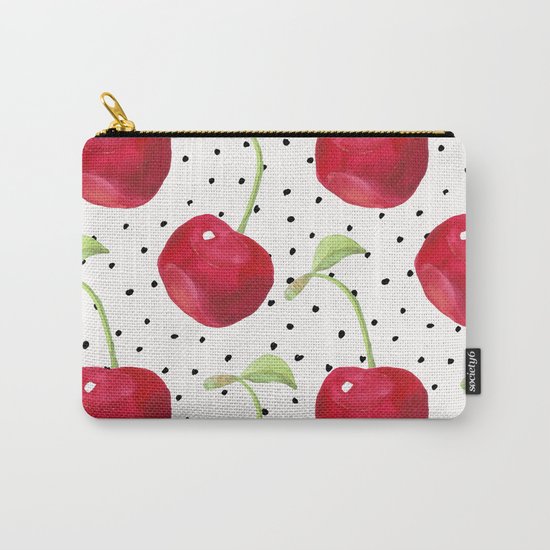 Cherry pattern II Carry-All Pouch