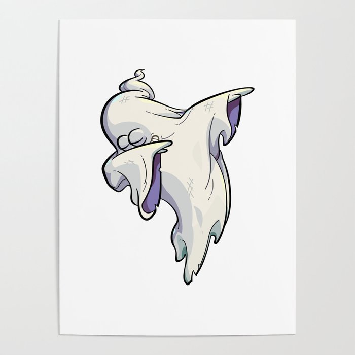 Dabbing Ghost Poster