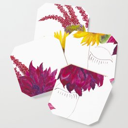 Blooms On the Brain Coaster