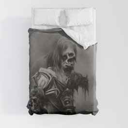 Zombie Deathknight Duvet Cover