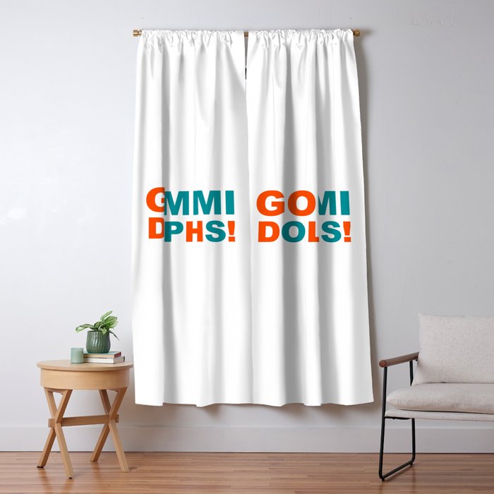Go Miami Football Blackout Curtain By Socoart Society6