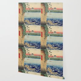 Japanese Woodblock Print Jisei genji 12 Kagetsu Hoka Genji-e Wallpaper