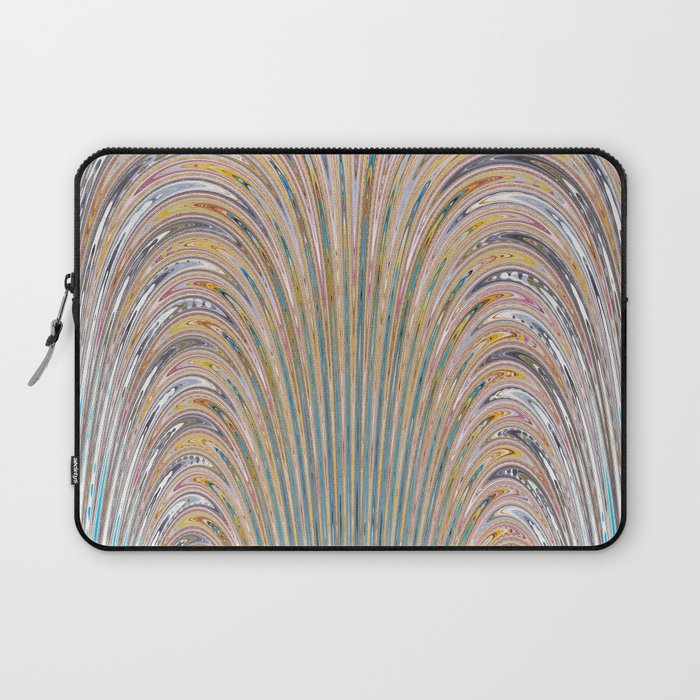 Orange And Blue Abstraction #42 Laptop Sleeve
