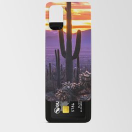 Arizona Desert Cactus Sunset Landscape Android Card Case