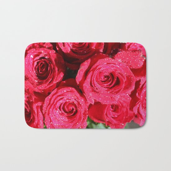 Red roses Bath Mat