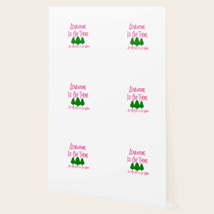 Adventure Is Out There But My Bed Is So Warm Funny Quote Wallpaper By At85productions Society6