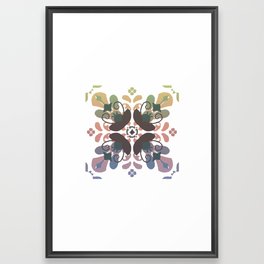Popart Tile - Vibrant Framed Art Print