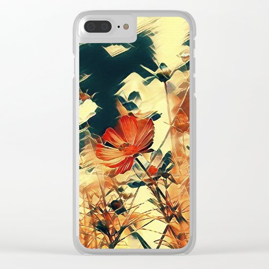 Cosmos in Abstract Clear iPhone Case