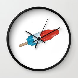 USA Rocket Pop - Popsicle Wall Clock