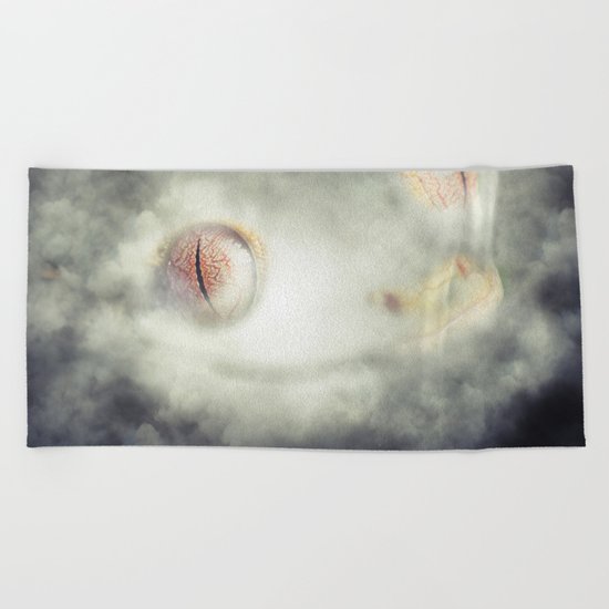 Frog Fog Beach Towel