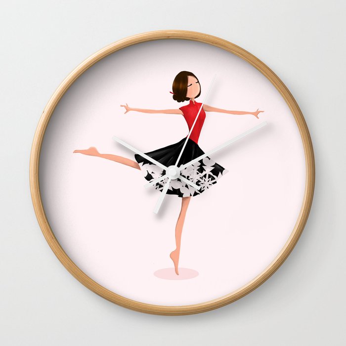 Dancing Lady Wall Clock