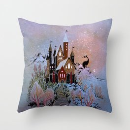 Magic Castle Throw Pillow