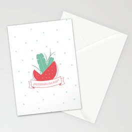 Watermelon pop Stationery Cards
