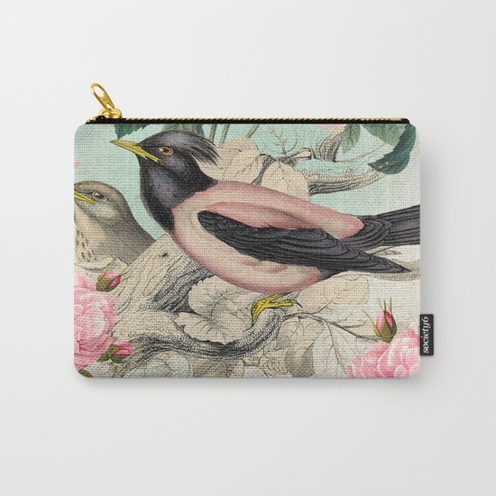 Vintage birds #3 Carry-All Pouch