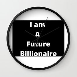 Aspire Future Billionaire Wall Clock