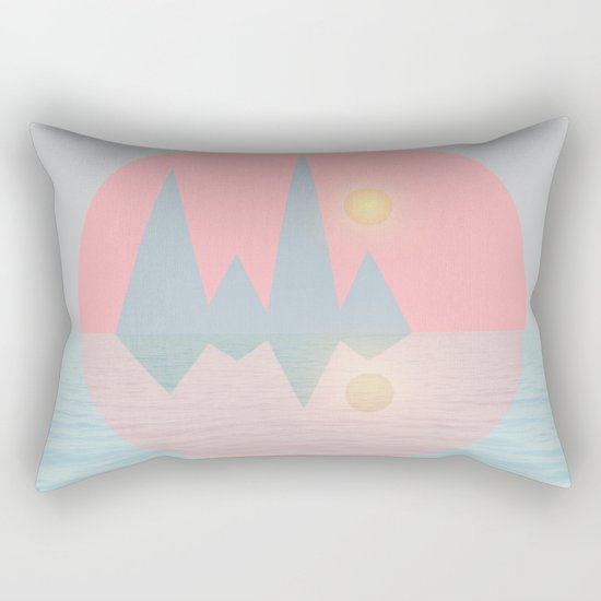 Spring Landscape III Rectangular Pillow