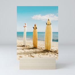 Malibu Surfboards Mini Art Print