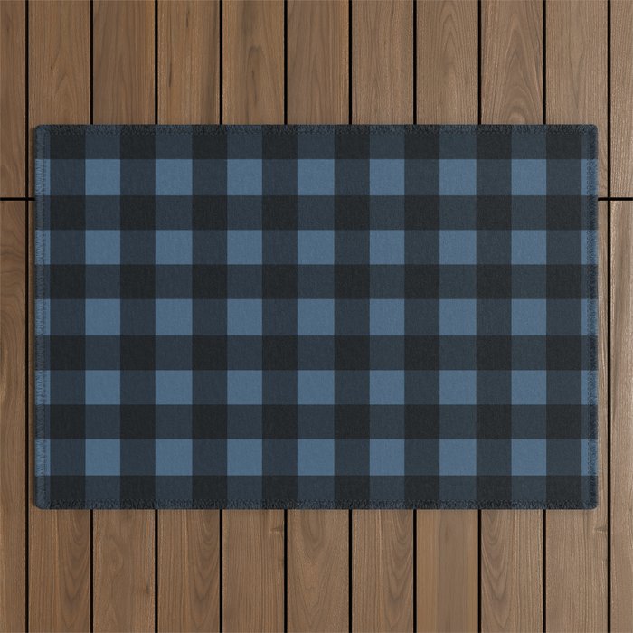 Flannel pattern 6 Outdoor Rug