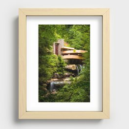 Fallingwater Summer - Horizontal Recessed Framed Print