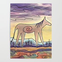 Sacred Mustang Poster