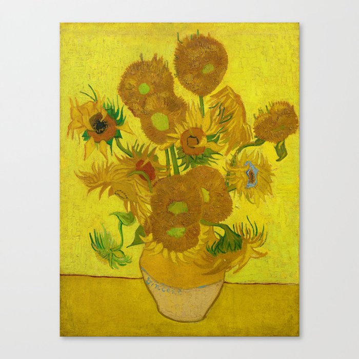 Sunflowers by Vincent van Gogh (1888) Canvas Print