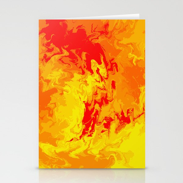 Abstract Lava  Stationery Cards