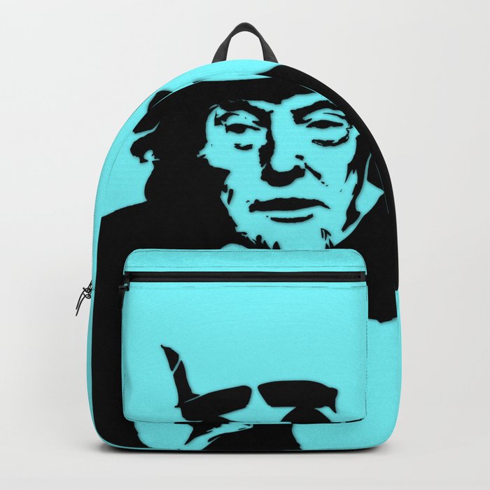 Neon Aqua Uncle Trump Needs You Backpack