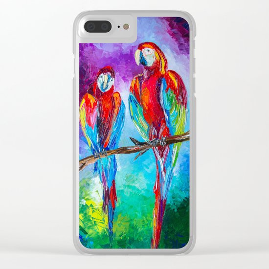 Parrots Clear iPhone Case
