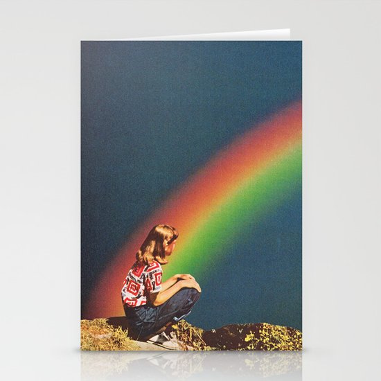 NIGHT RAINBOW Stationery Cards