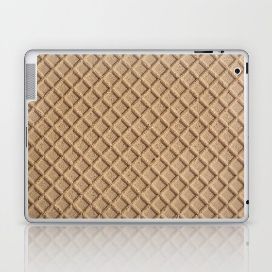 waffle txt Fashion Laptop & iPad Skin