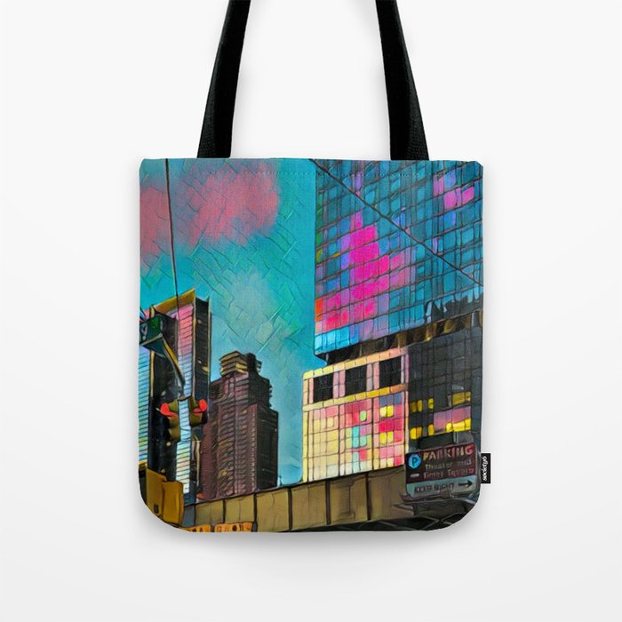 NYC Skyline at Sunset Tote Bag