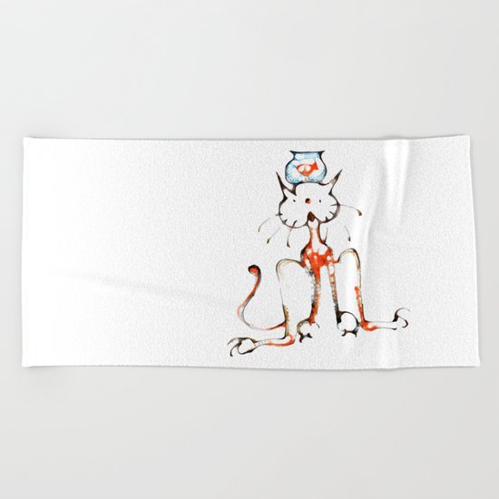 cool sketch 201 Beach Towel