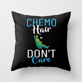 Chemotherapy Pediatric Oncologist Nurse Chemo Throw Pillow