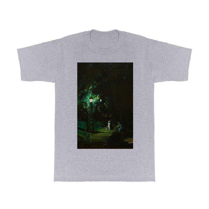 Central Park, Summer Night, Riverside Drive landscape by George Wesley Bellows T Shirt