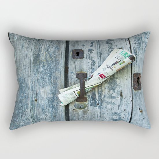 Italian News Rectangular Pillow