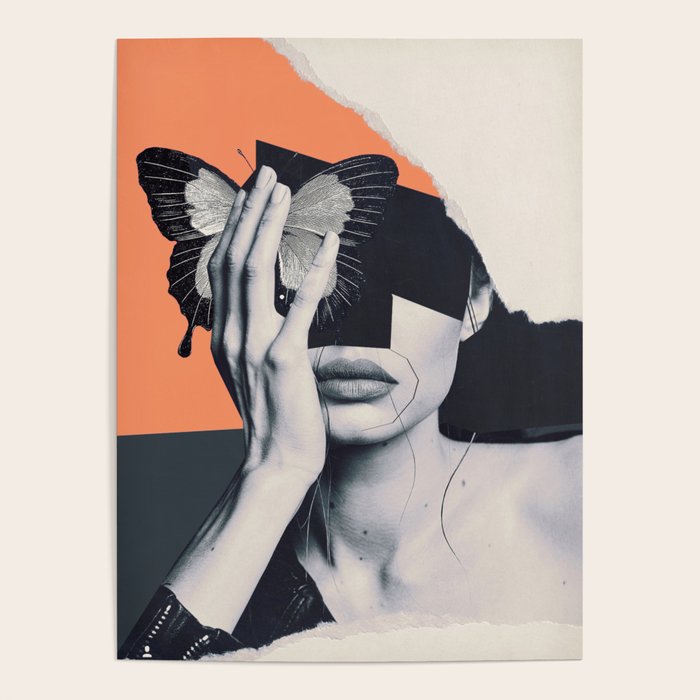 collage art / butterfly Poster by dada22 Society6