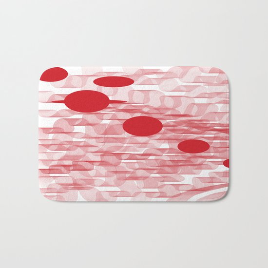 red planets Bath Mat