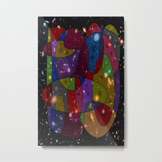 Abstract #305 Galaxies Metal Print
