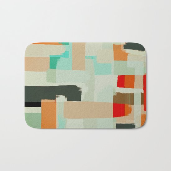 Abstract Painting No. 13 Bath Mat