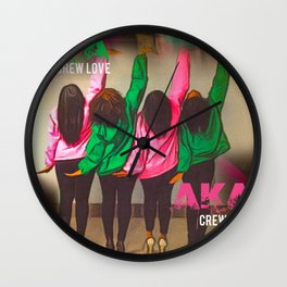 AKA Crew Love Wall Clock