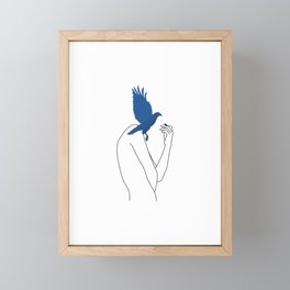 Bluebird Framed Mini Art Print