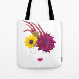 Blooms On the Brain Tote Bag