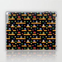 Bubble Bobble Retro Arcade Video Game Pattern Design Laptop & iPad Skin