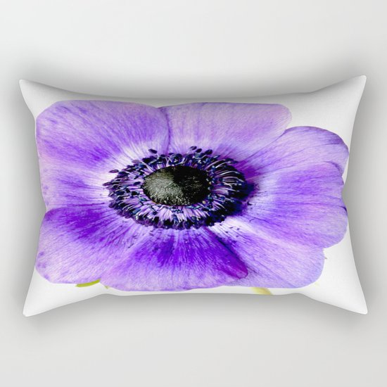 Pretty Purple Flower Rectangular Pillow