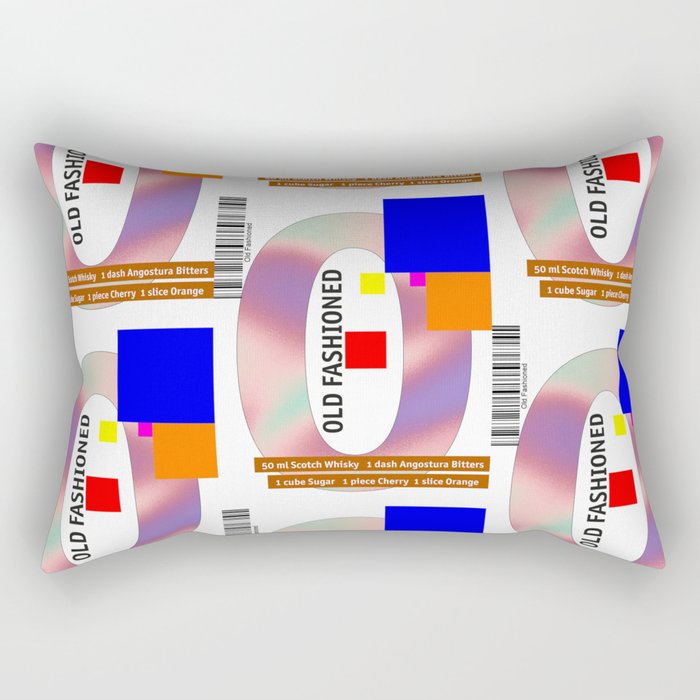 Cocktail "O" - Old Fashioned Rectangular Pillow